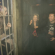 Saw and Insidious creator Leigh Whannell walks through the Insidious maze at Horror Nights with co-star Lin Shaye. Image: Universal